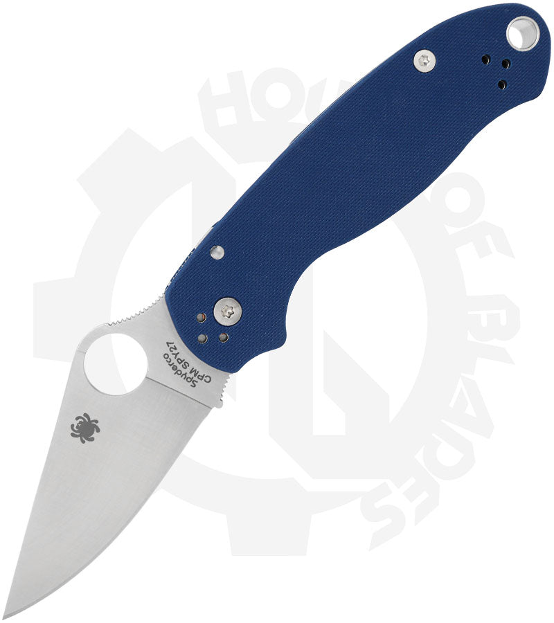 Spyderco Para 3 C223GPCBL - Colbalt Blue G-10