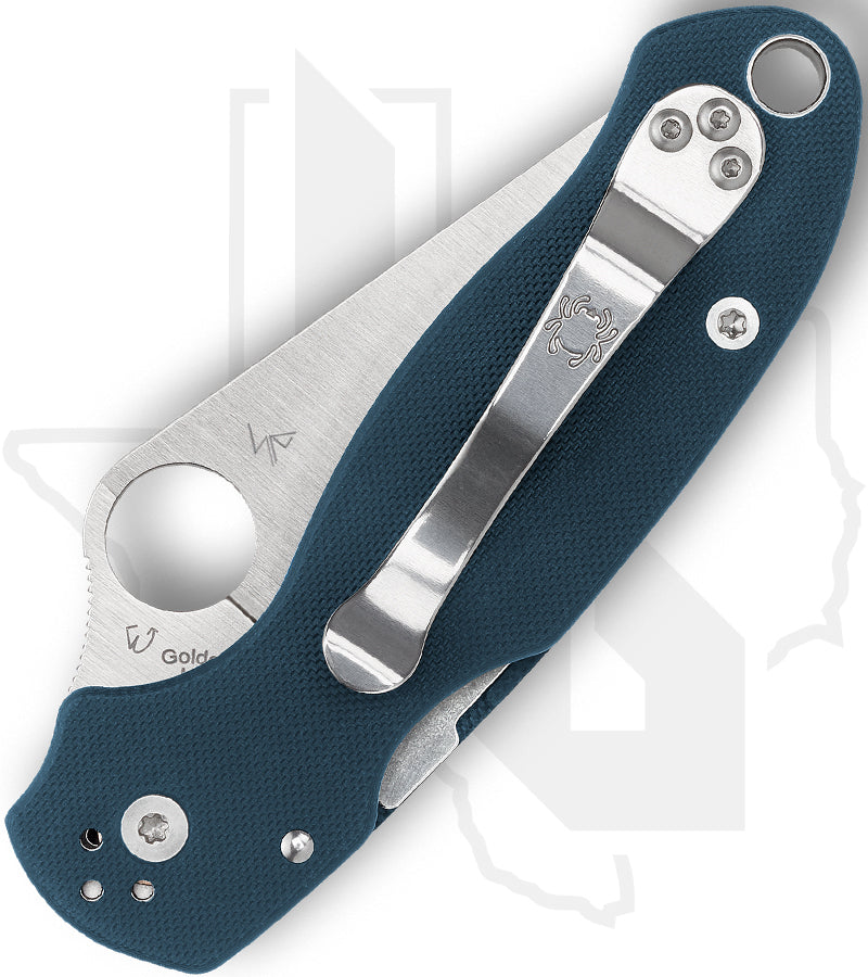 Spyderco Para 3 C223GPCBL - Colbalt Blue G-10