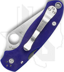 Spyderco Para 3 C223GPDBL - Dark Blue G-10