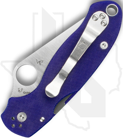 Spyderco Para 3 C223GPDBL - Dark Blue G-10