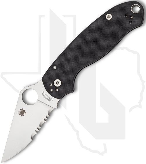 Spyderco Para 3 C223GPS - Black G-10