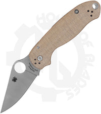 Spyderco Para 3 C223MPCW - Canvas Micarta