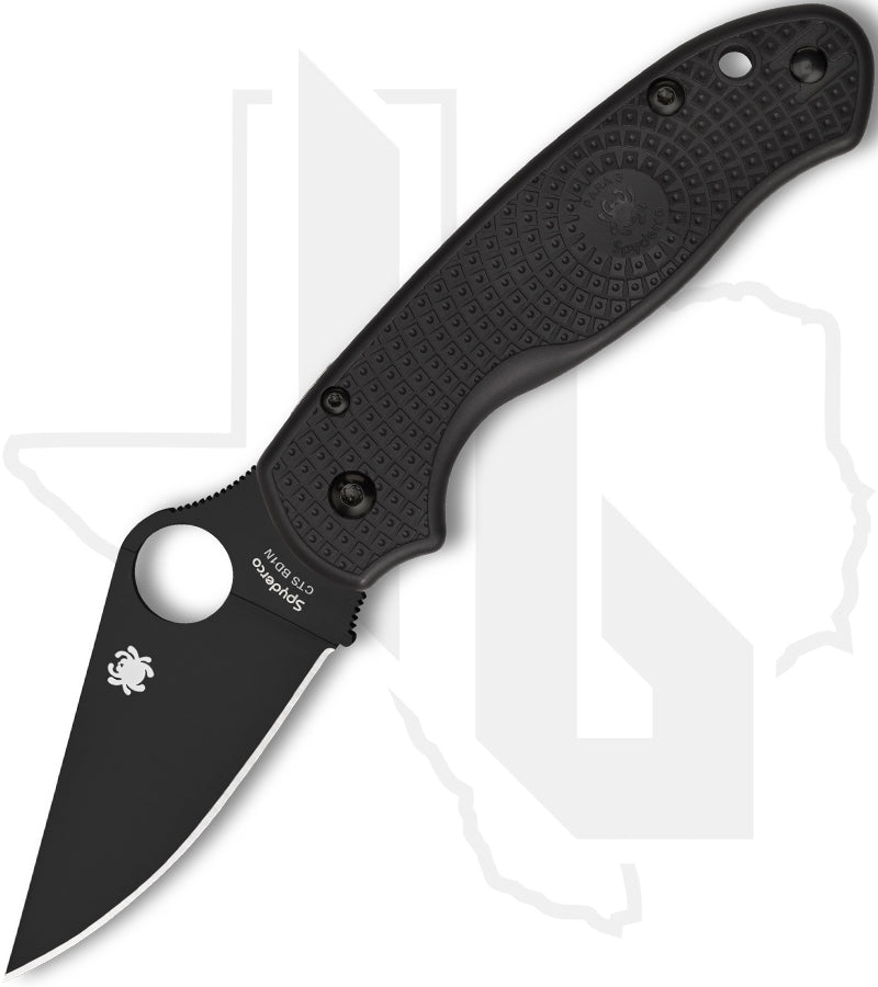 Spyderco Para 3 Lightweight C223PBBK - Black, Black FRN