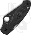 Spyderco Para 3 Lightweight C223PBBK - Black, Black FRN