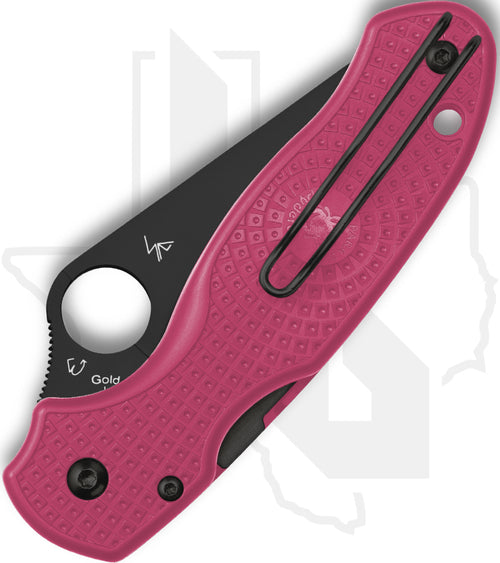 Spyderco Para 3 Lightweight C223PPNBK - Black, Pink FRN