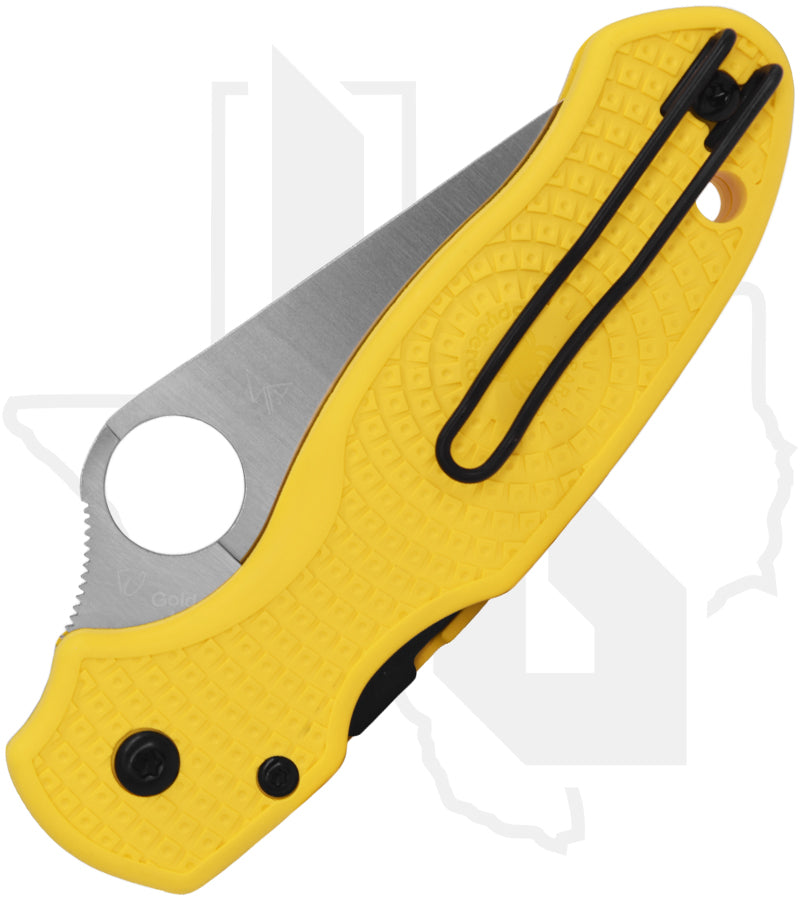 Spyderco Para 3 Lightweight Salt C223PYL - Yellow FRN