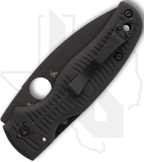 Spyderco Shaman Salt C229GMCBKP - Black, Black G-10