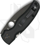 Spyderco Shaman C229GPBK - Black, Black G-10