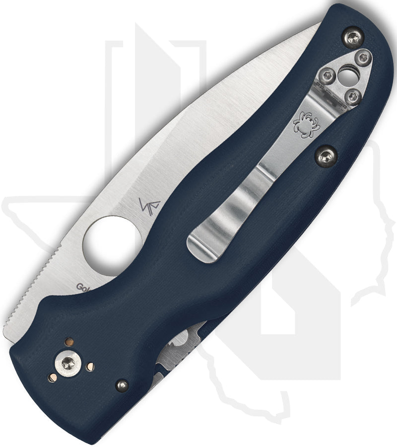 Spyderco Shaman C229GPCBL - Cobalt Blue G-10