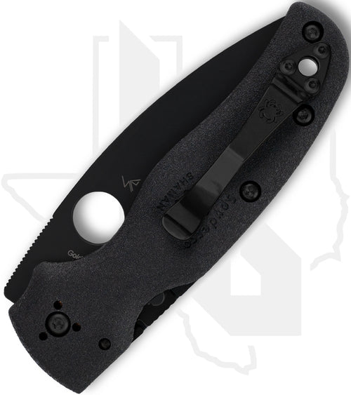 Spyderco Shaman Lightweight C229PBBK - Black, Black FRN