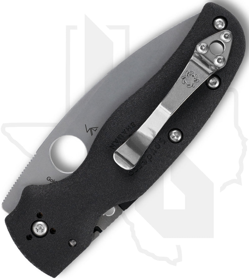 Spyderco Shaman Lightweight C229SBK - Black FRN, SpyderEdge