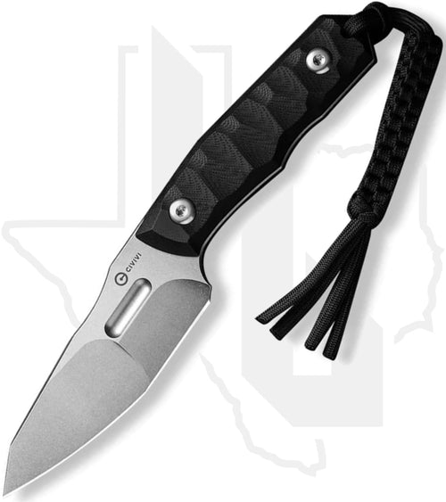 CIVIVI Propugnator C23002-1 - Black G-10, Stonewashed