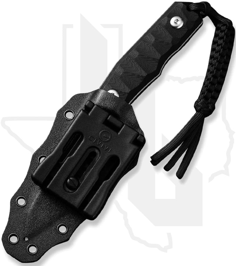 CIVIVI Propugnator C23002-1 - Black G-10, Stonewashed