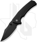 CIVIVI Vexillum C23003D-1 - Black, G-10, Black Stonewash