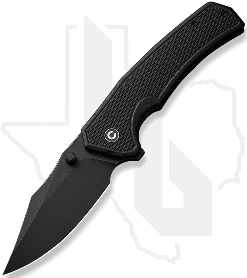 CIVIVI Vexillum C23003D-1 - Black, G-10, Black Stonewash