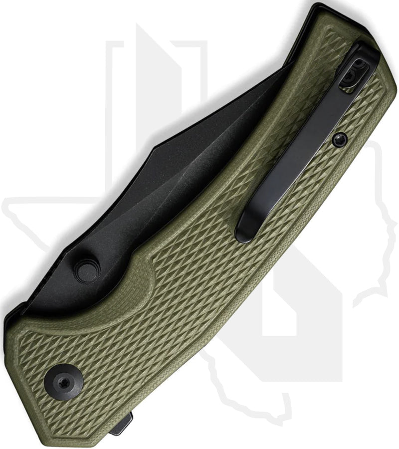 CIVIVI Vexillum C23003D-2 - OD Green, G-10, Black Stonewash