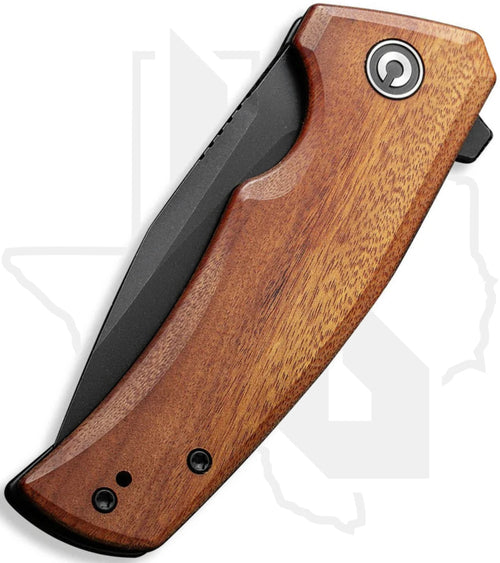 CIVIVI Regulatron C23006-3 - Guibourtia Wood, Black Stonewashed