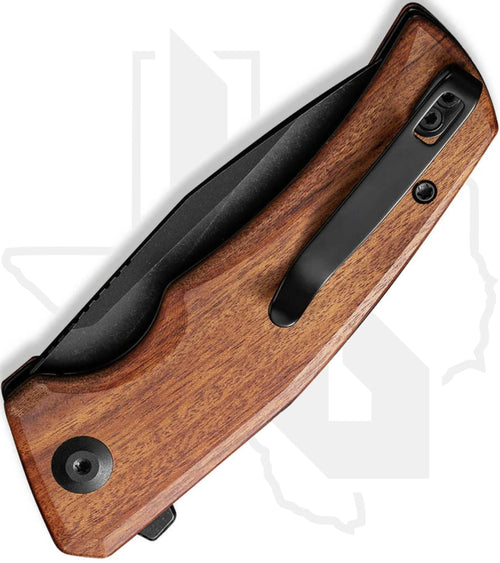CIVIVI Regulatron C23006-3 - Guibourtia Wood, Black Stonewashed