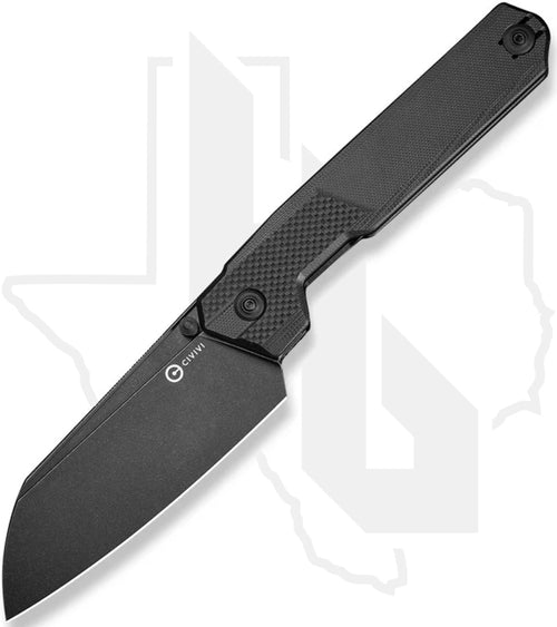 CIVIVI Hid C23008-1 - Black, G-10, Black Stonewash
