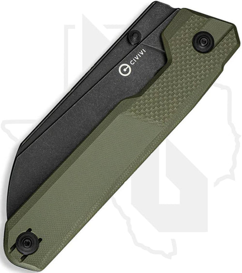 CIVIVI Hid C23008-2 - OD Green G-10, Black Stonewashed