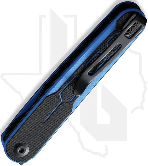 CIVIVI KwaiQ C23015-3 - Blue/Black G-10, Black Stonewashed