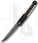 CIVIVI KwaiQ C23015-DS1 - Ivory/Black G-10, Damascus