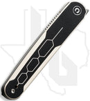 CIVIVI KwaiQ C23015-DS1 - Ivory/Black G-10, Damascus