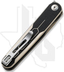 CIVIVI KwaiQ C23015-DS1 - Ivory/Black G-10, Damascus