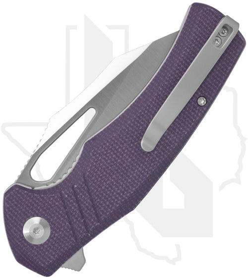 CIVIVI BullTusk C23017-3 - Purple, Canvas Micarta