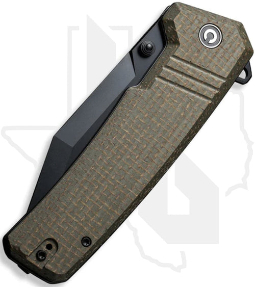 CIVIVI Bhaltair C23024-3 - Green Burlap Micarta
