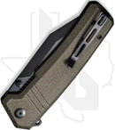 CIVIVI Bhaltair C23024-3 - Green Burlap Micarta