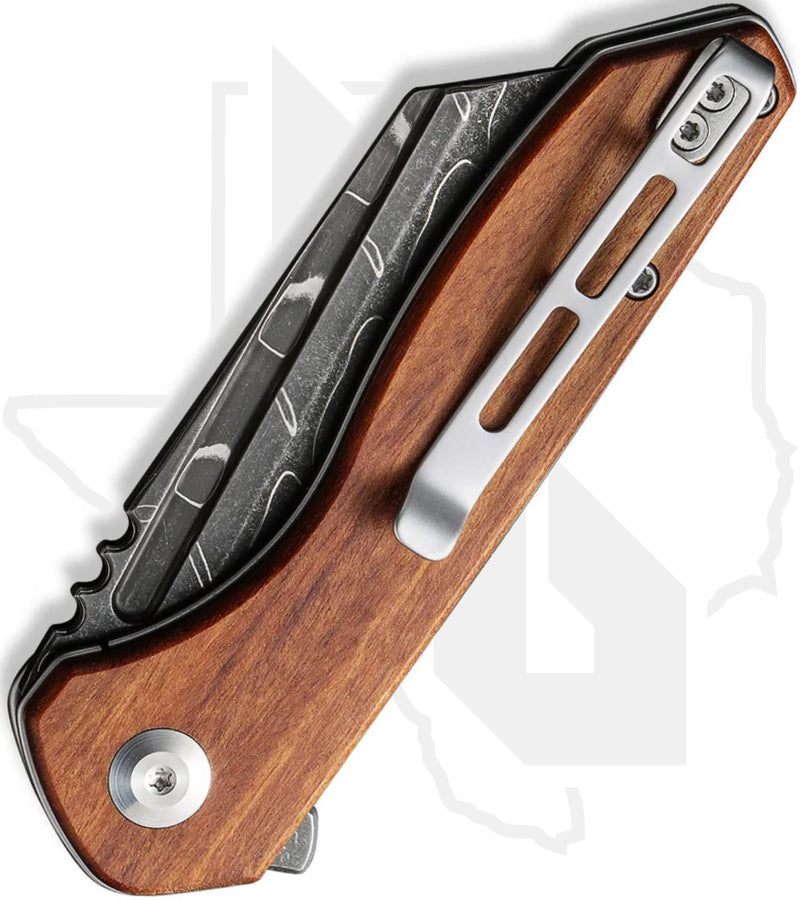 CIVIVI ExOne C23036-DS1 - Guibourtia Wood, Damascus