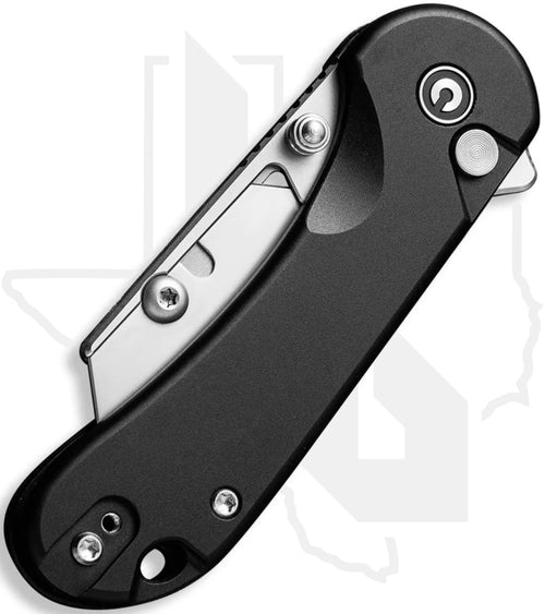 CIVIVI Elementum Utility C23039B-1 - Black Aluminum, Stonewashed