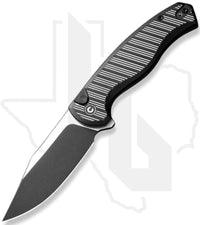 CIVIVI Stormhowl C23040B-1 - Black, Aluminum, Milled, Satin