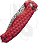 CIVIVI Stormhowl C23040B-DS1 - Red, Aluminum, Milled, Damascus