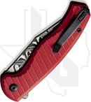 CIVIVI Stormhowl C23040B-DS1 - Red, Aluminum, Milled, Damascus
