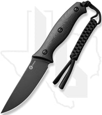 CIVIVI Stormridge C23041-1 - Black G-10, Black Stonewashed