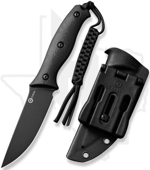 CIVIVI Stormridge C23041-1 - Black G-10, Black Stonewashed