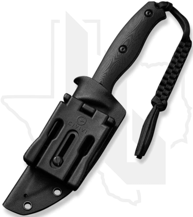 CIVIVI Stormridge C23041-1 - Black G-10, Black Stonewashed