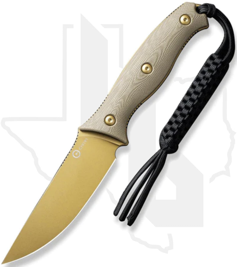 CIVIVI Stormridge C23041-2 - Tan, G-10, Desert Tan Stonewash