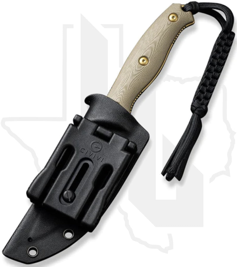 CIVIVI Stormridge C23041-2 - Tan G-10, Desert Tan Stonewashed