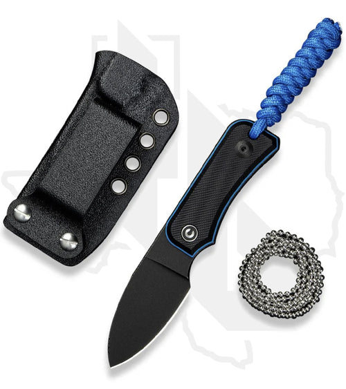 CIVIVI Baby Banter C23045-1 - Black/Blue G-10, Black Stonewashed