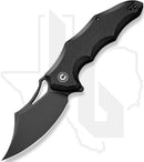 CIVIVI Chiro C23046-1 - Black G-10, Black Stonewashed