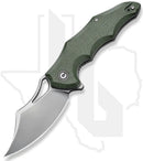 CIVIVI Chiro C23046-2 - Green Canvas Micarta, Satin