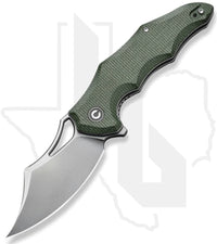 CIVIVI Chiro C23046-2 - Green Canvas Micarta, Satin