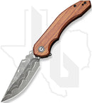 CIVIVI Bluetick C23050-DS1 - Guibourita Wood, Damascus
