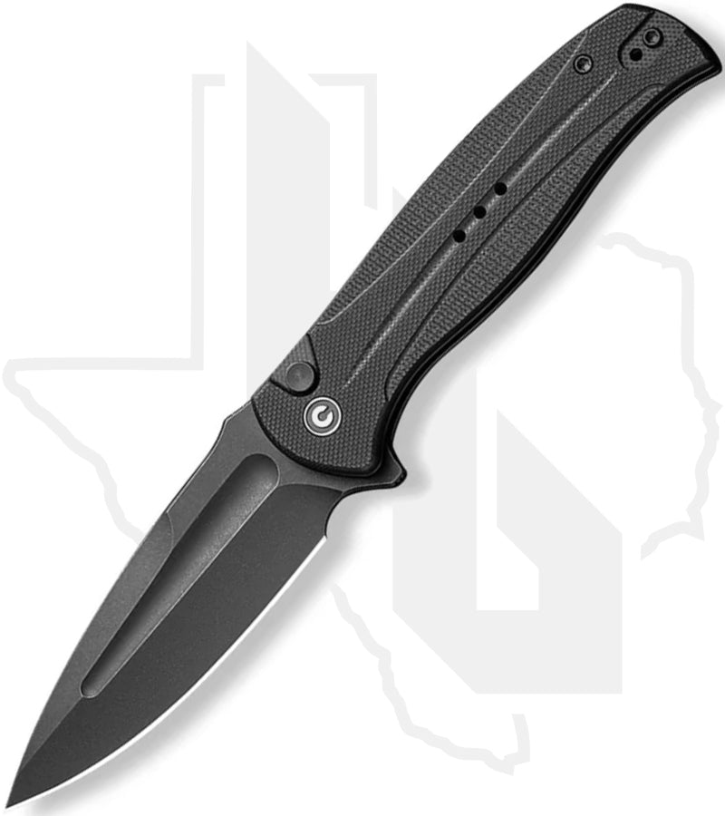 CIVIVI Incindie C23053-1 - Black G-10, Black Stonewash