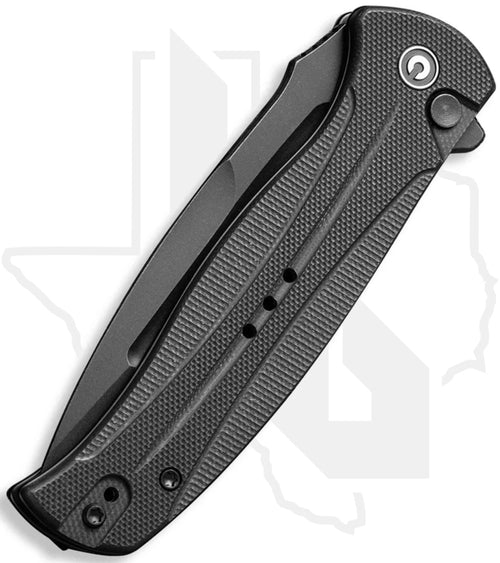 CIVIVI Incindie C23053-1 - Black G-10, Black Stonewash
