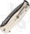 CIVIVI Incindie C23053-DS1 - Ivory G-10, Damascus
