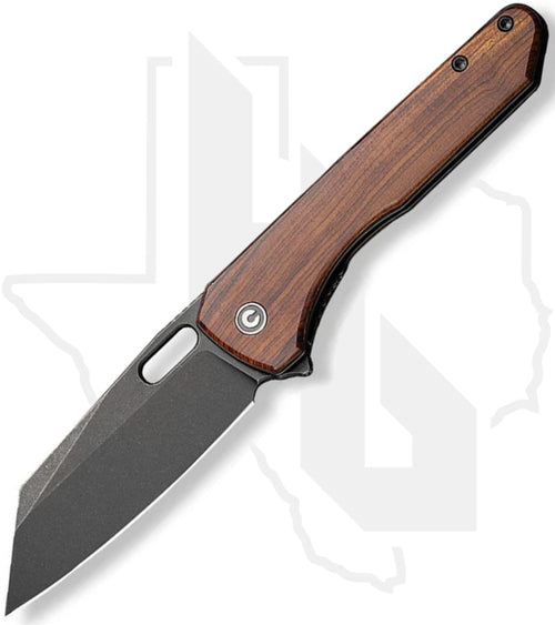 CIVIVI Nugz C23060-3 - Guibourtia Wood, Black Stonewashed